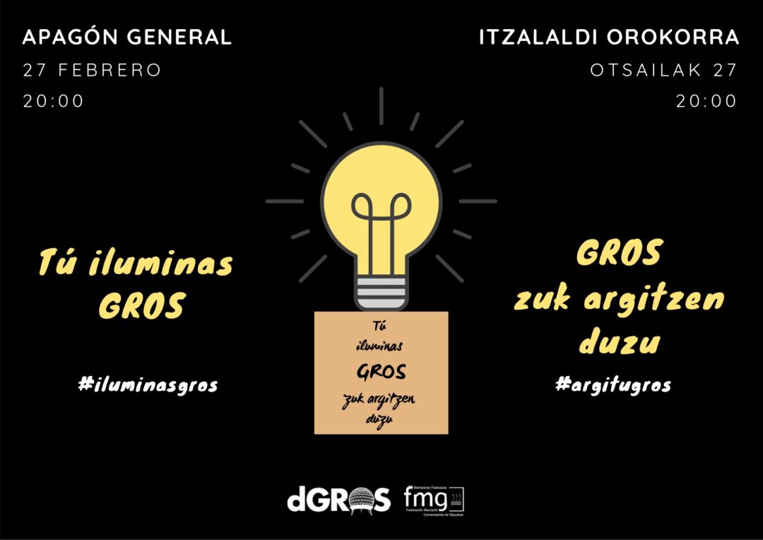 ¿Imaginas Gros sin nuestra luz?