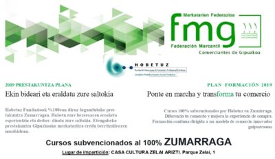 Próximamente, Cursos de Formación en Zumárraga