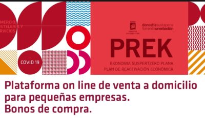 Campaña Fomento San Sebastián: Bonos de compra y servicio de venta a domicilio