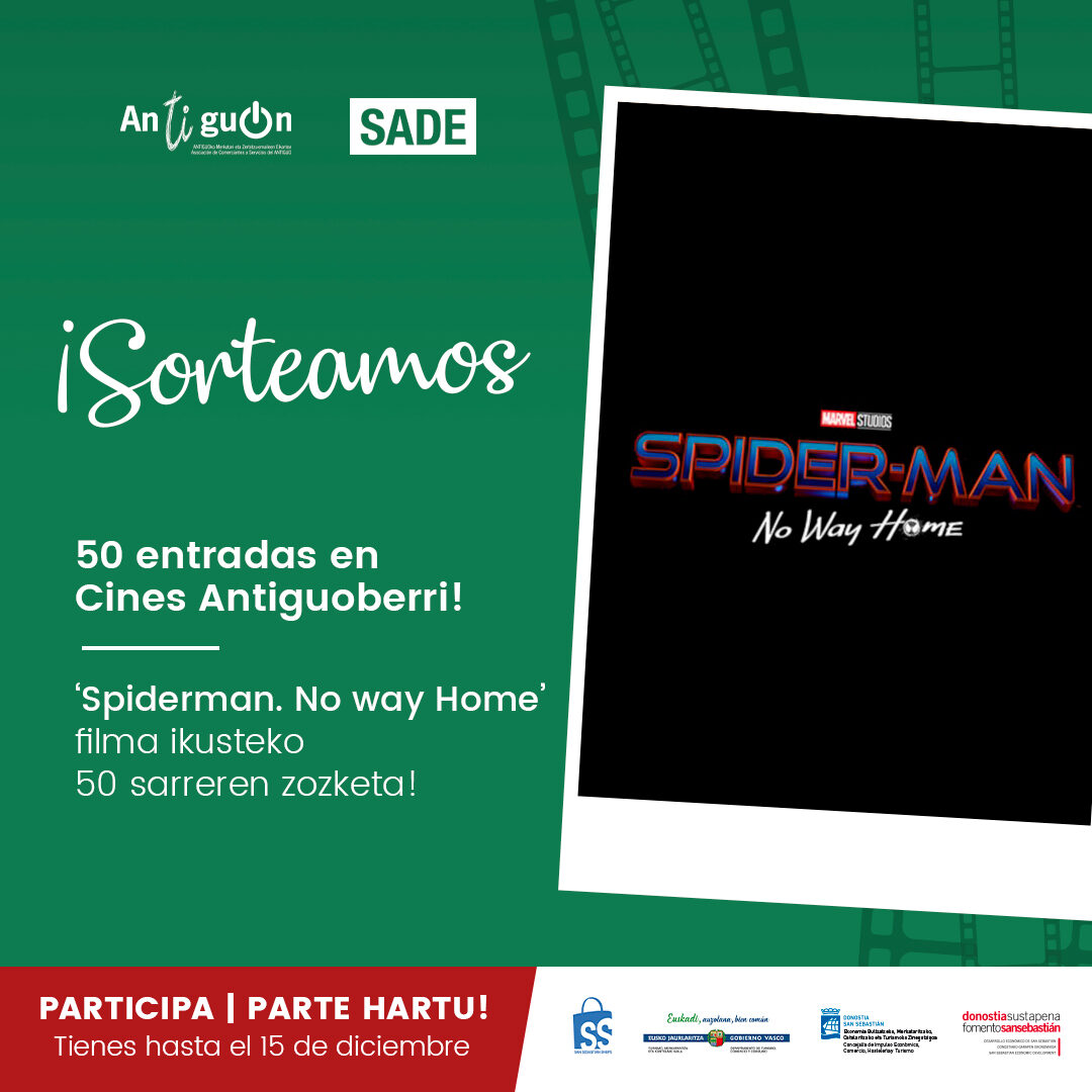 Sorteo de 50 entradas de cine en Cines Antiguo Berri entre los seguidores de @antiguon
