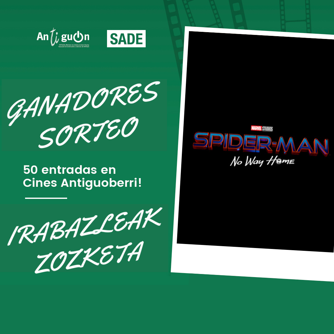GANADORES ENTRADAS CINE SPIDERMAN