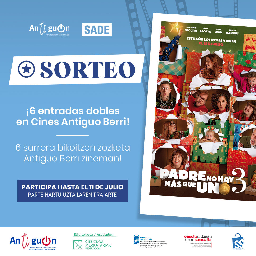 Sorteamos 12 entradas para la película «Padre no hay más que uno 3»