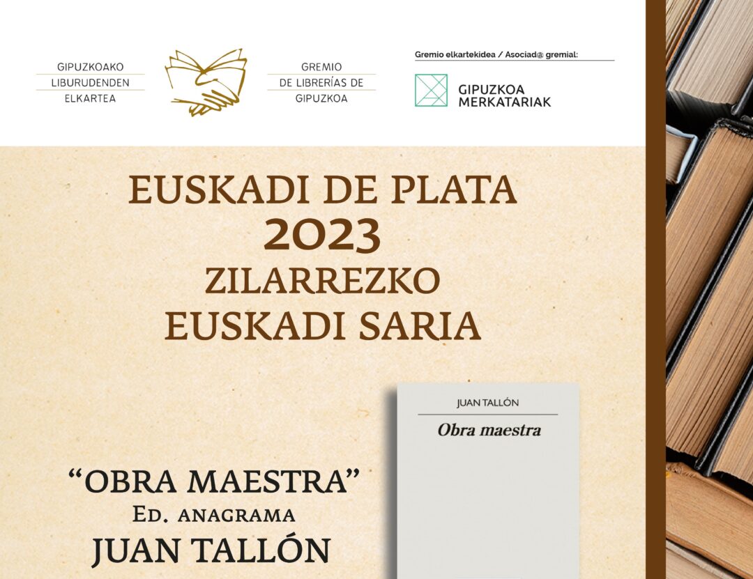 Juan Tallón, Miriam Luki y Nadar, Premios Euskadi de Plata 2023
