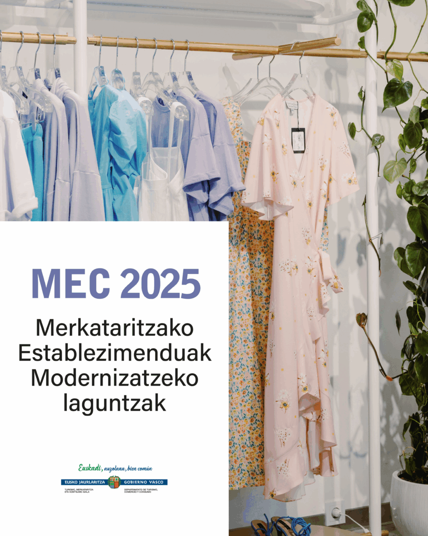 MEC 2025. Merkataritza-establezimenduak modernizatzeko laguntza